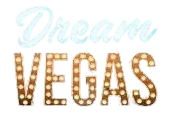 Dream Vegas White Logo