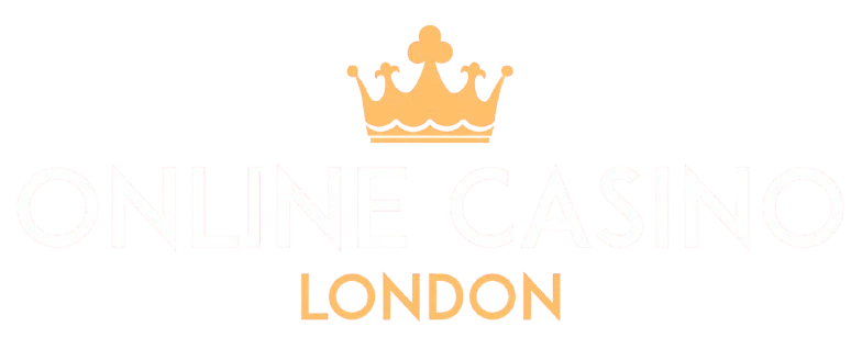 White logo of Online Casino London
