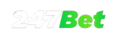 White logo of 247bet