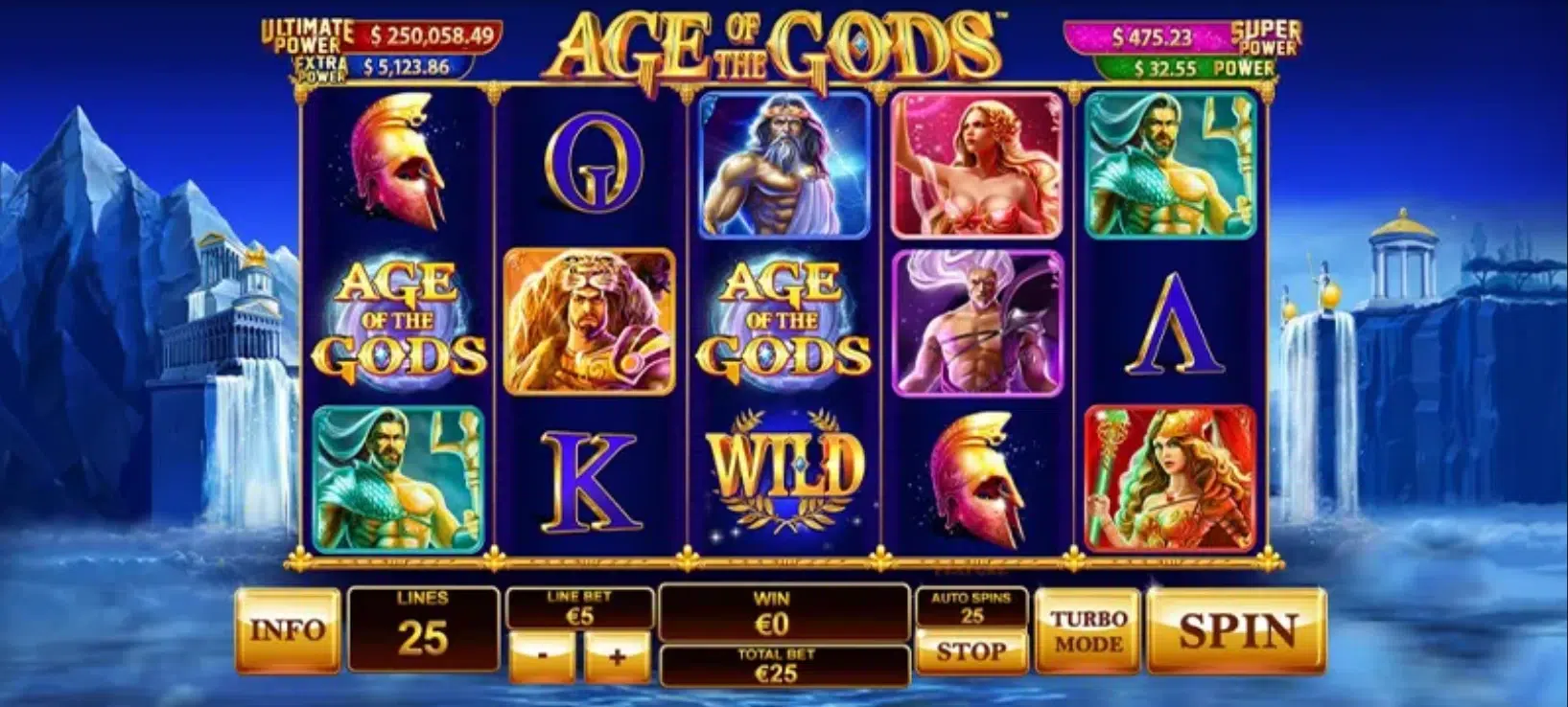 Age of the Gods playing