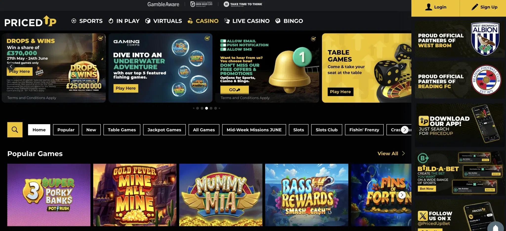 Image of casino PricedUp