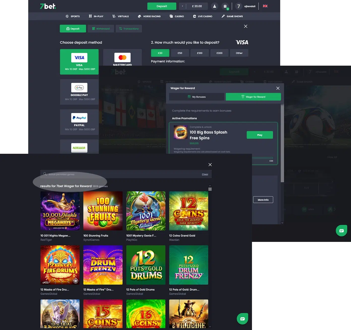How to get 7bet bonus